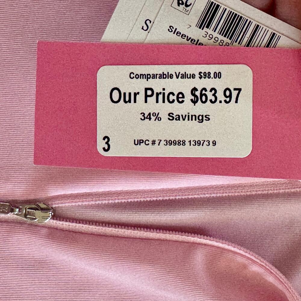 Golftini Sleeveless Golf Polo Shirt Tech Breathable UPF 1/4 Zip Women XS Pink - Picture 7 of 13
